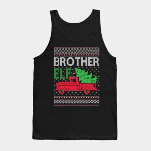 Brother Elf ugly Christmas sweate Tank Top